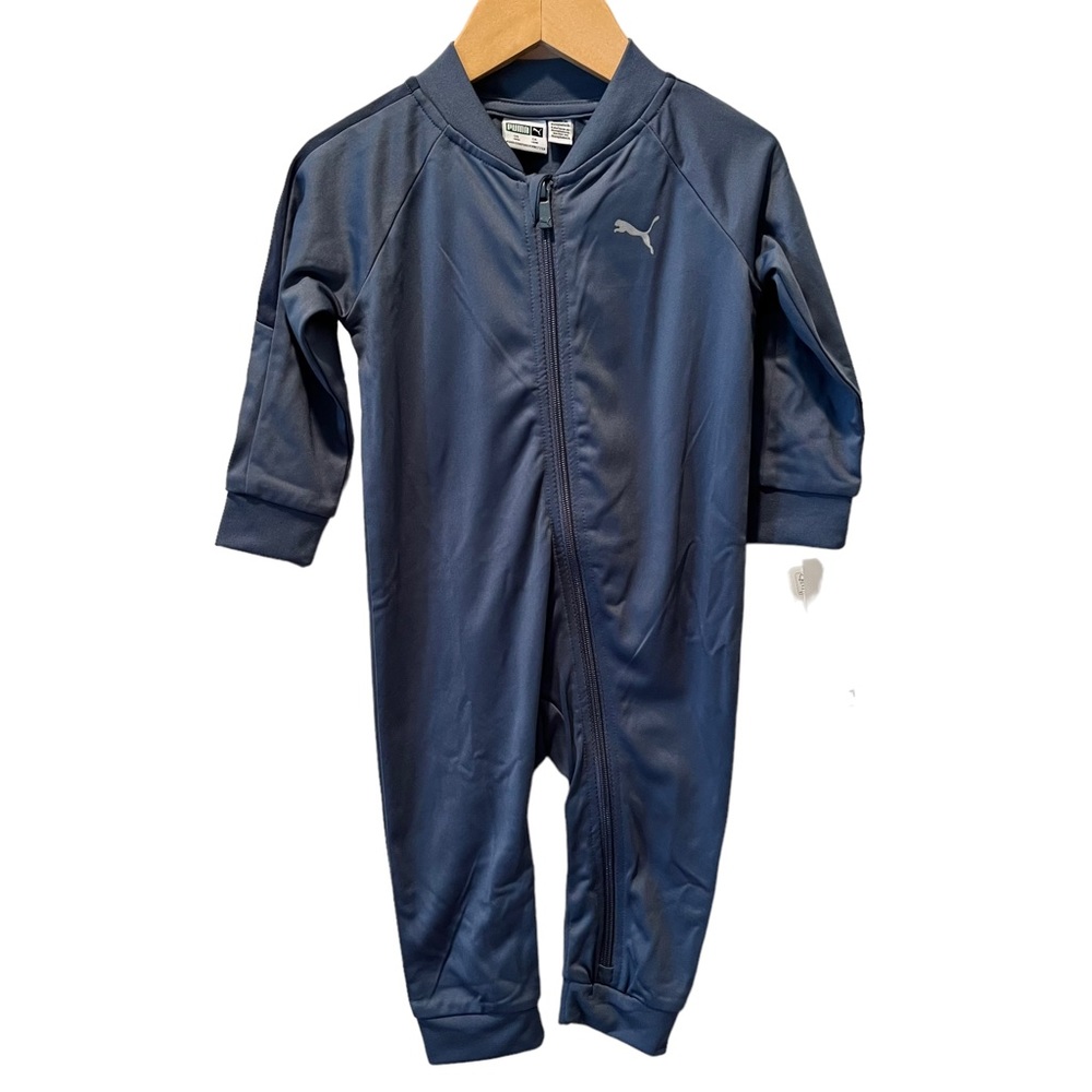 Puma Baby Nylon Blue Onesie Tracksuit NWT